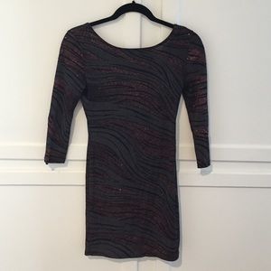 Topshop glitter dress